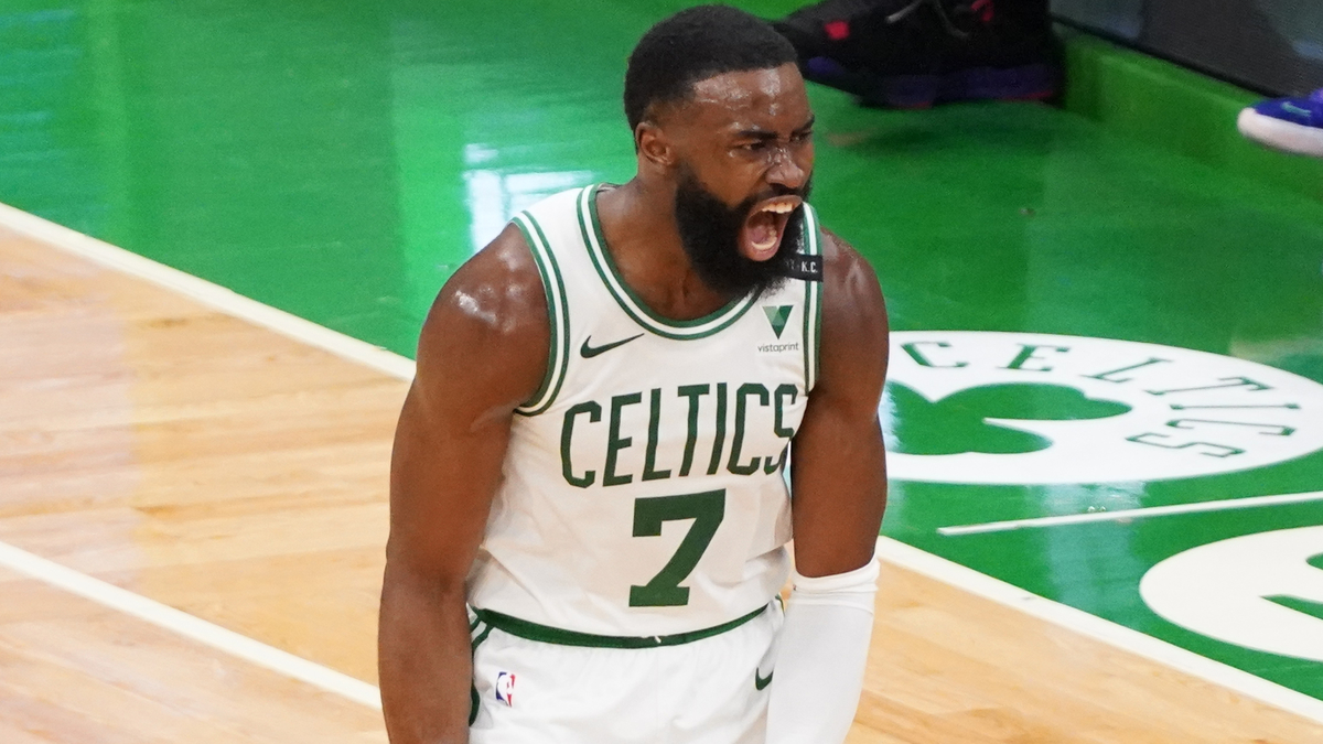 Boston Celtics guard Jaylen Brown