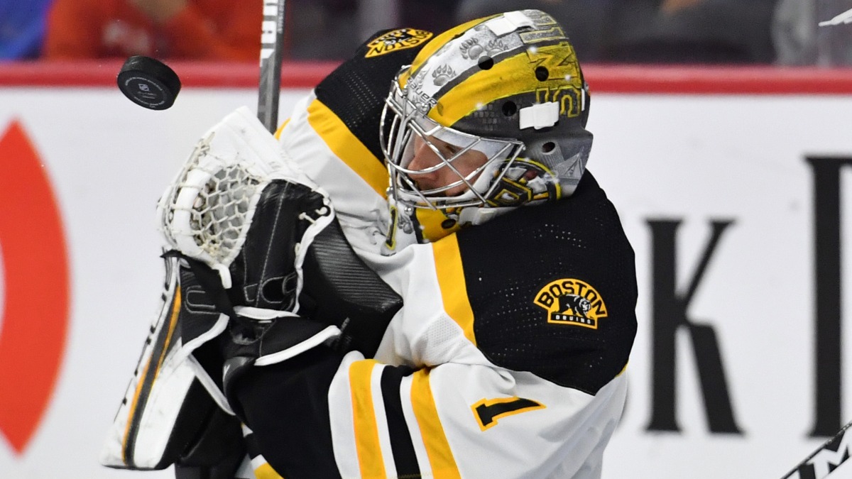 Boston Bruins Goaltender Jeremy Swayman