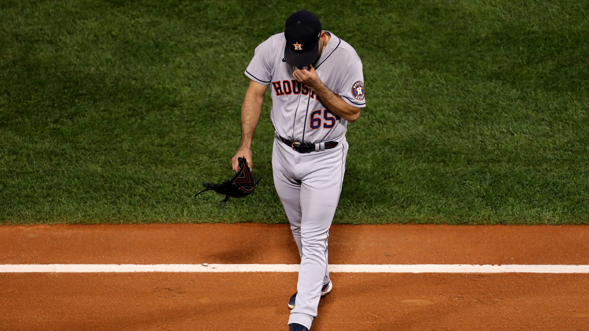 Houston Astros pitcher Jose Urquidy