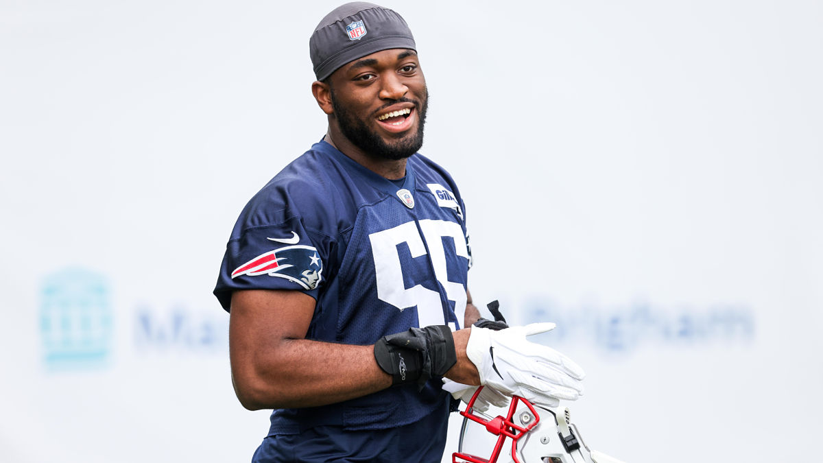 New England Patriots linebacker Josh Uche