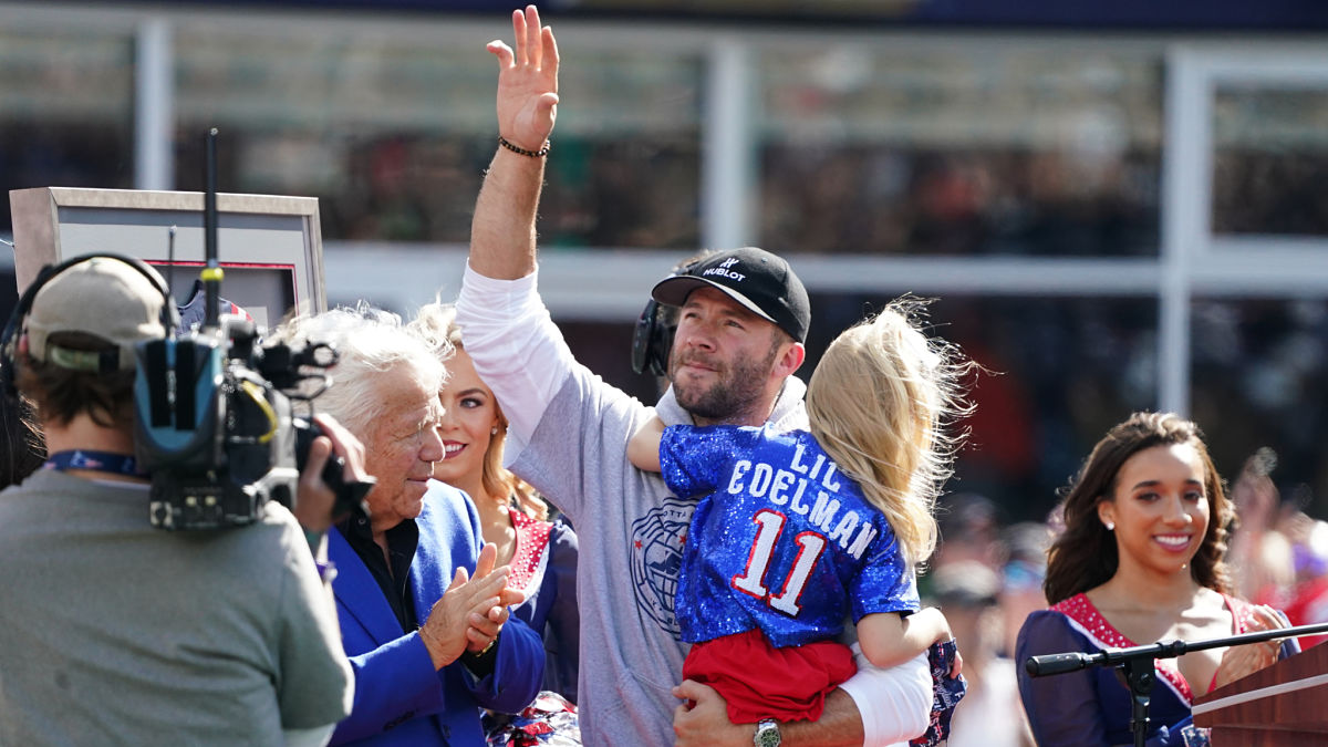 Former New England Patriots wide receiver Julian Edelman