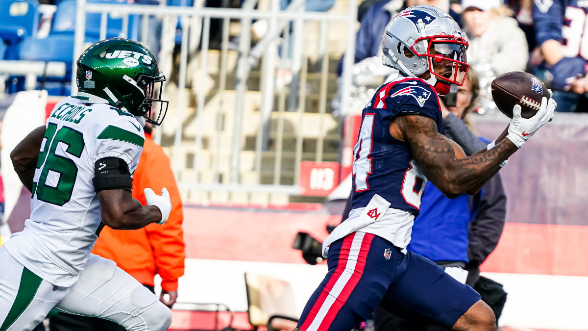 New England Patriots wide receiver Kendrick Bourne