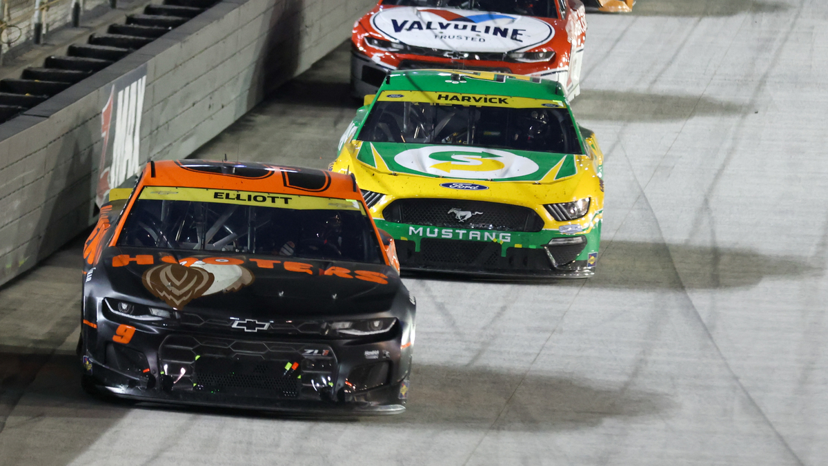 NASCAR drivers Kevin Harvick and Chase Elliott