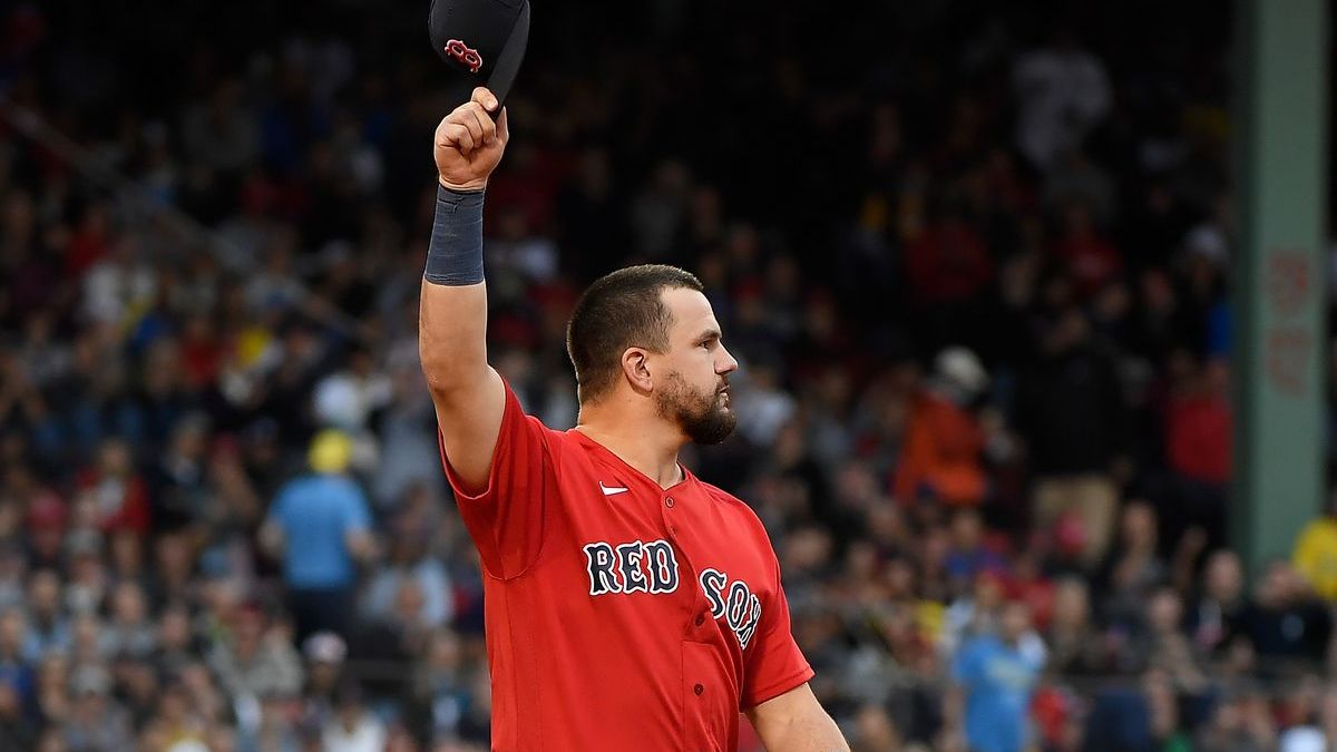 Boston Red Sox first baseman Kyle Schwarber