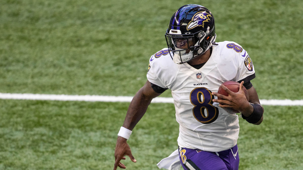 Baltimore Ravens quarterback Lamar Jackson