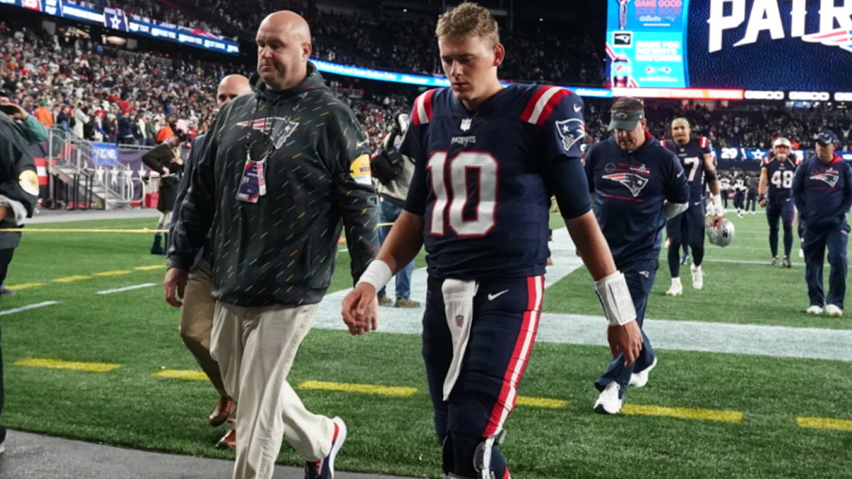 New England Patriots quarterback Mac Jones