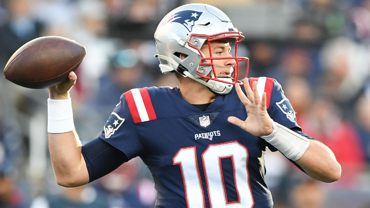 New England Patriots quarterback Mac Jones
