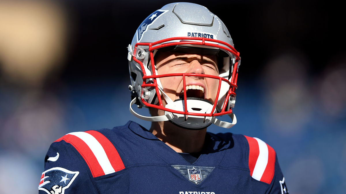 New England Patriots quarterback Mac Jones