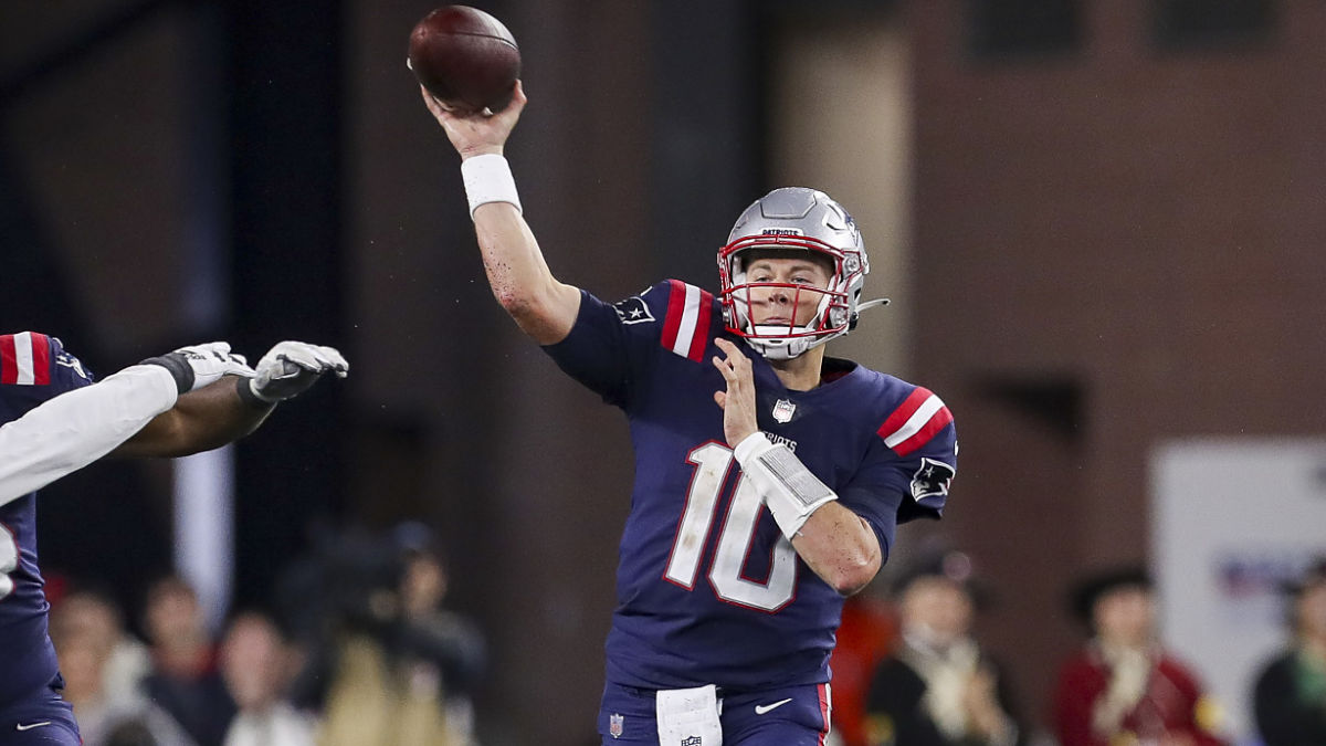 New England Patriots quarterback Mac Jones