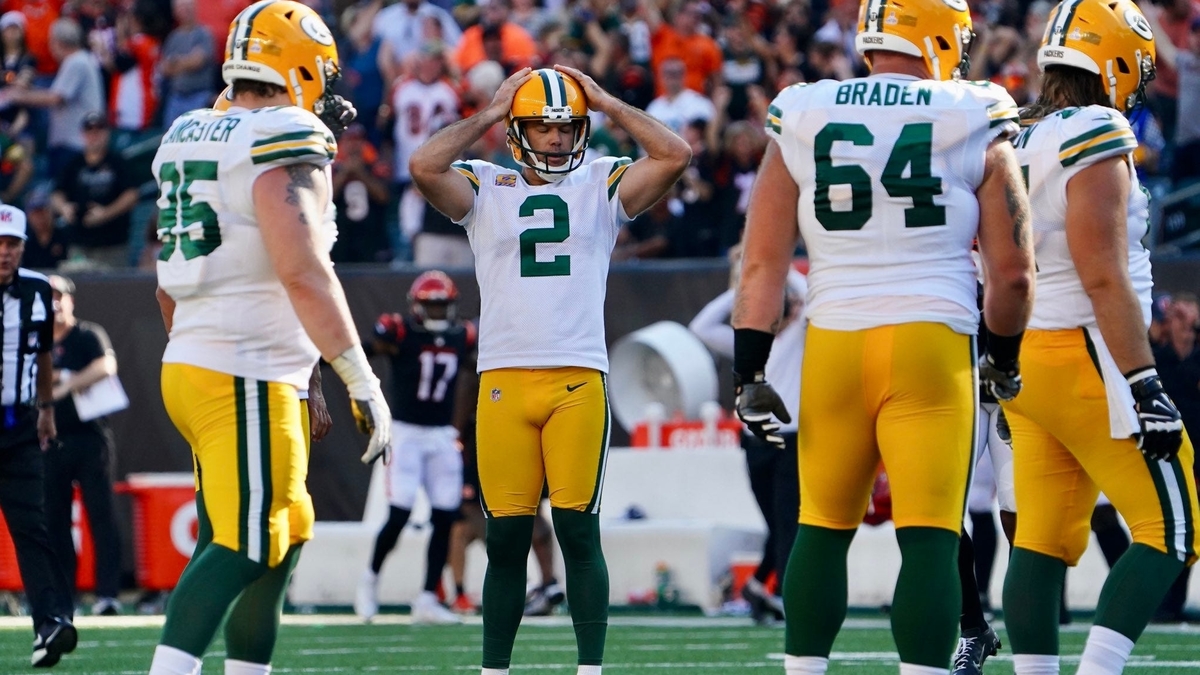 Green Bay Packers kicker Mason Crosby