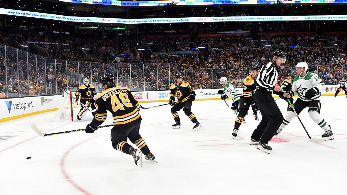 Boston Bruins defenseman Matt Grzelcyk