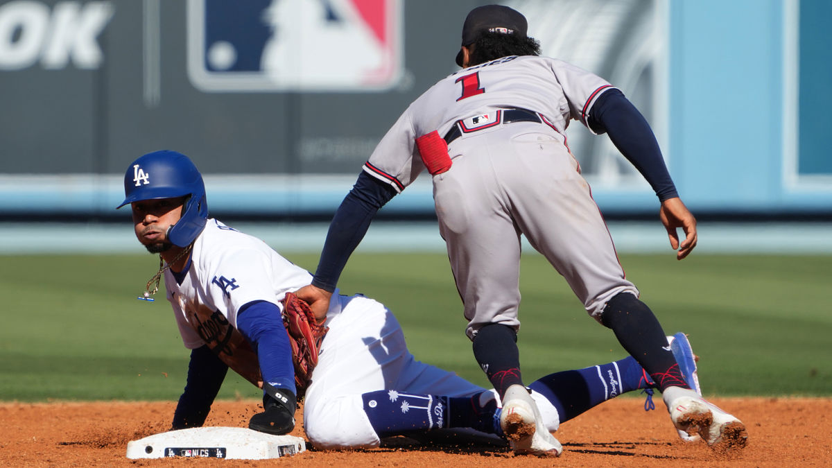 Los Angeles Dodgers outfielder Mookie Betts and Atlanta Braves second baseman Ozzie Albies