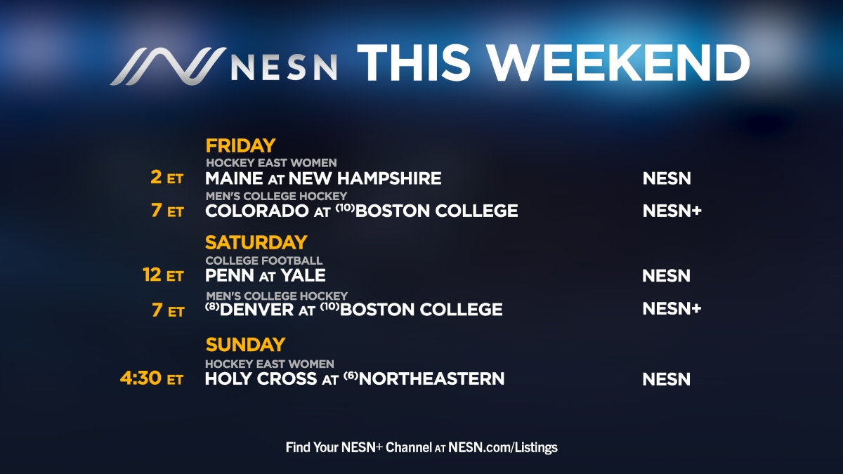 College programming on NESN