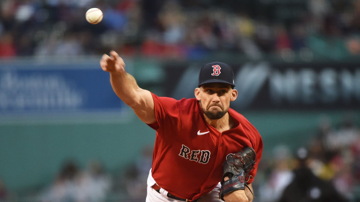 Boston Red Sox pitcher Nathan Eovaldi