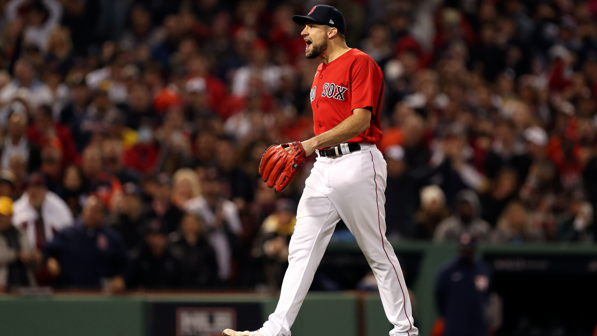Boston Red Sox pitcher Nathan Eovaldi