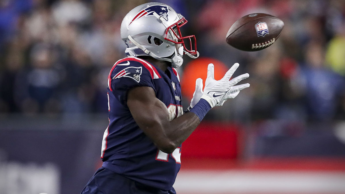 New England Patriots wide receiver Nelson Agholor