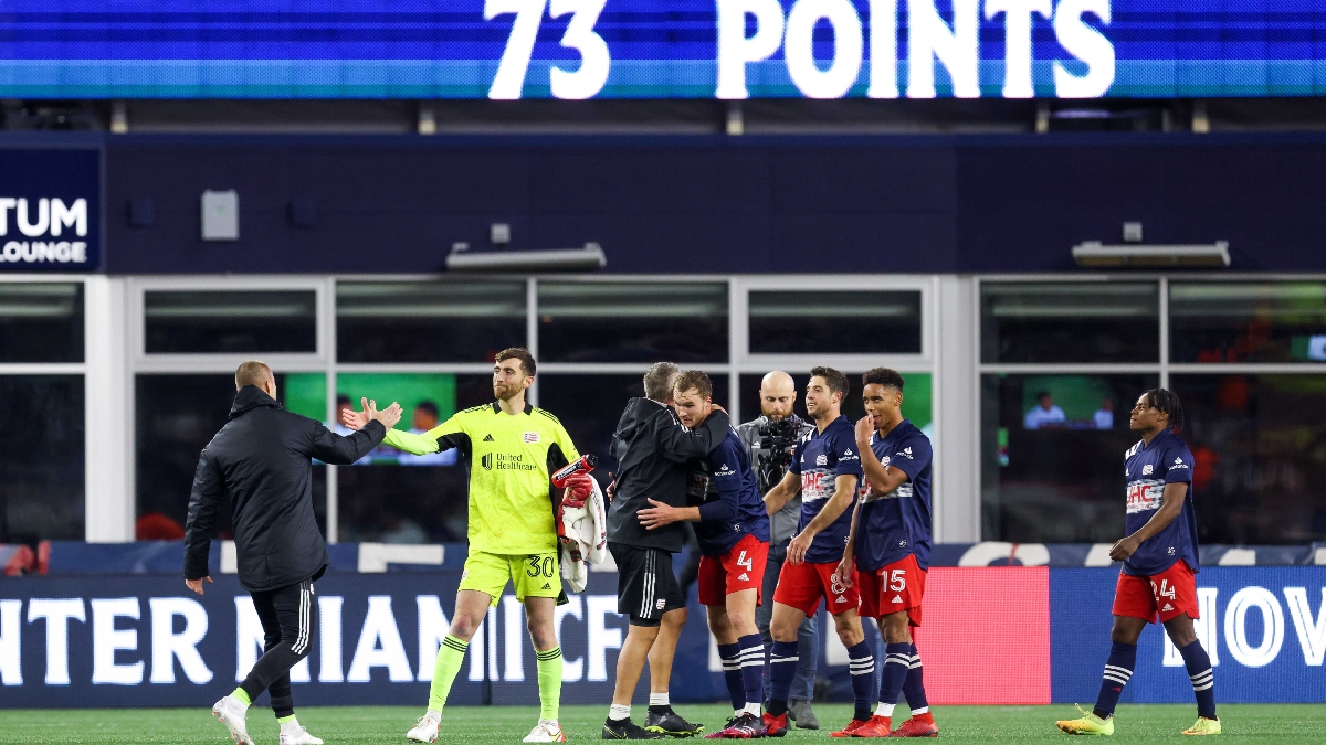 New England Revolution goalkeeper Matt Turner (30)