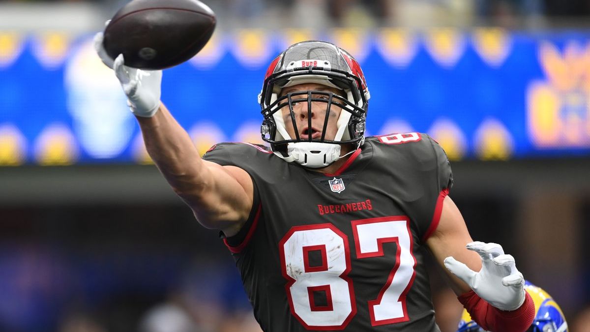Tampa Bay Buccaneers tight end Rob Gronkowski
