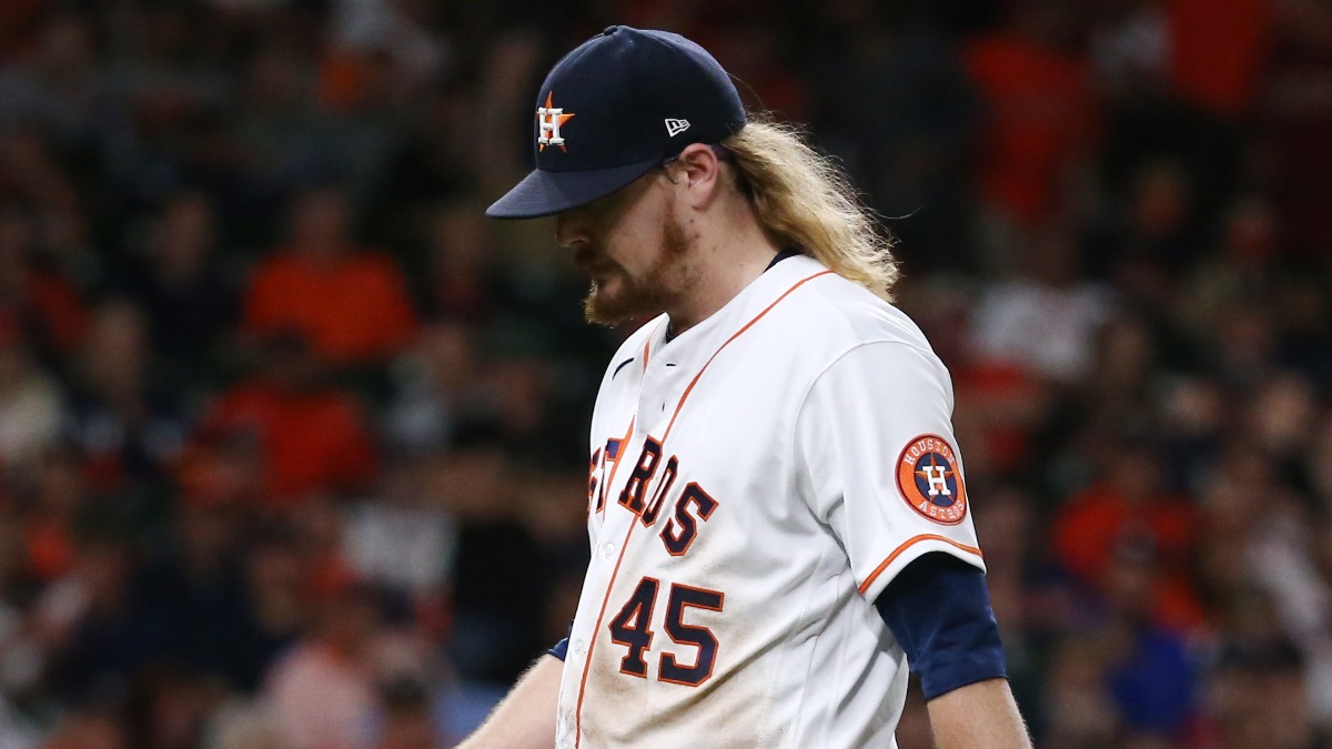 Houston Astros relief pitcher Ryne Stanek