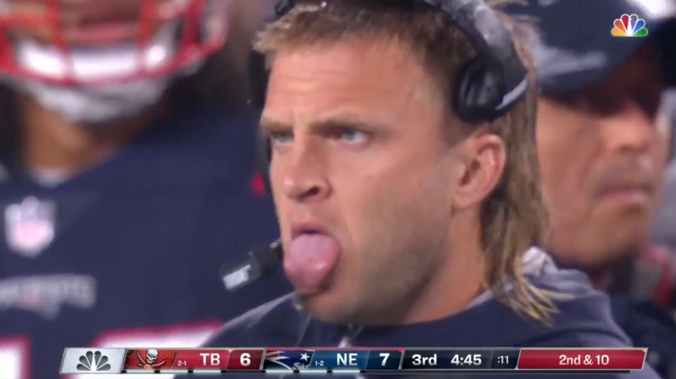 New England Patriots outside linebackers coach Steve Belichick