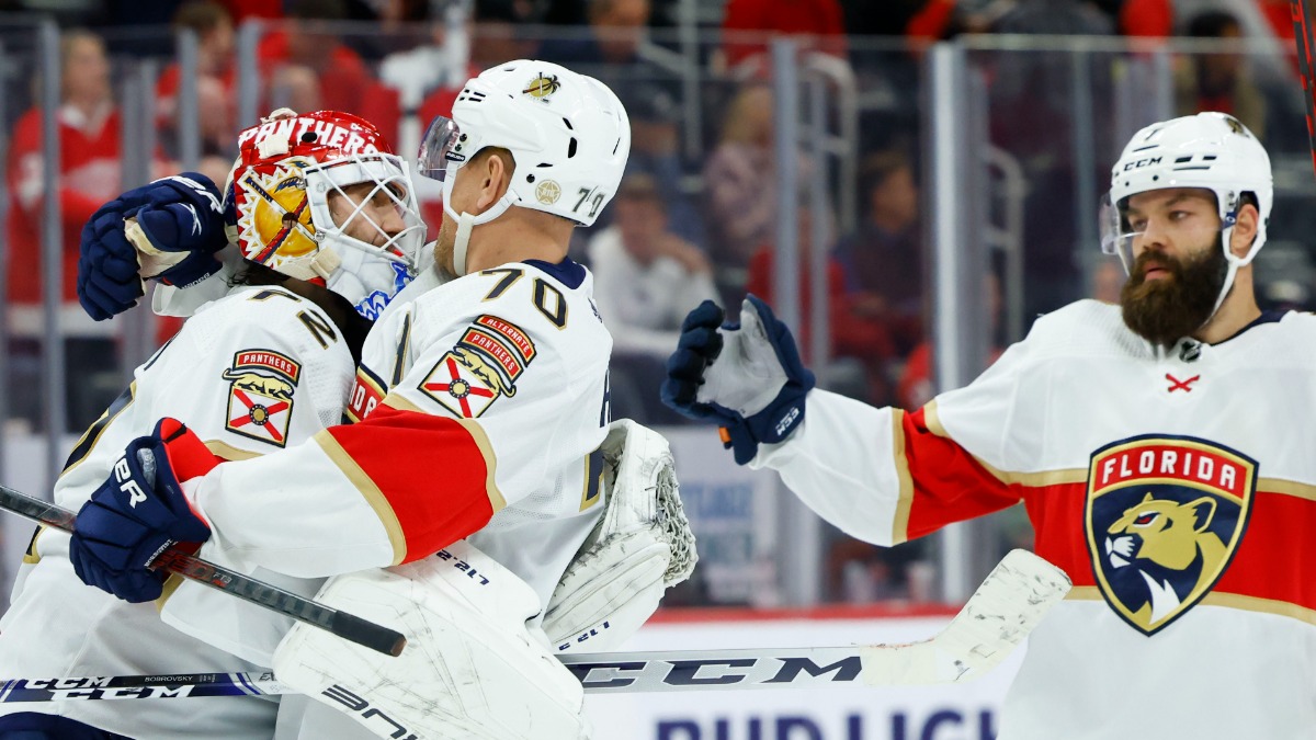 Florida Panthers goalie Sergei Bobrovsky