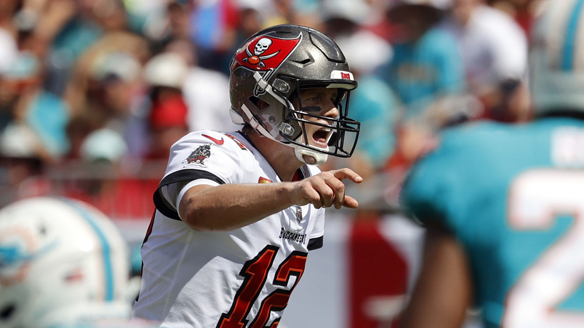Former Tampa Bay Buccaneers quarterback Tom Brady
