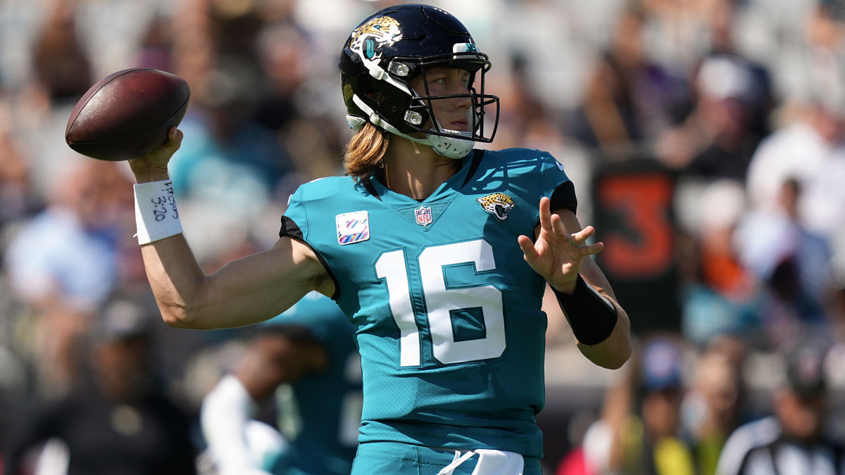 Jacksonville Jaguars quarterback Trevor Lawrence