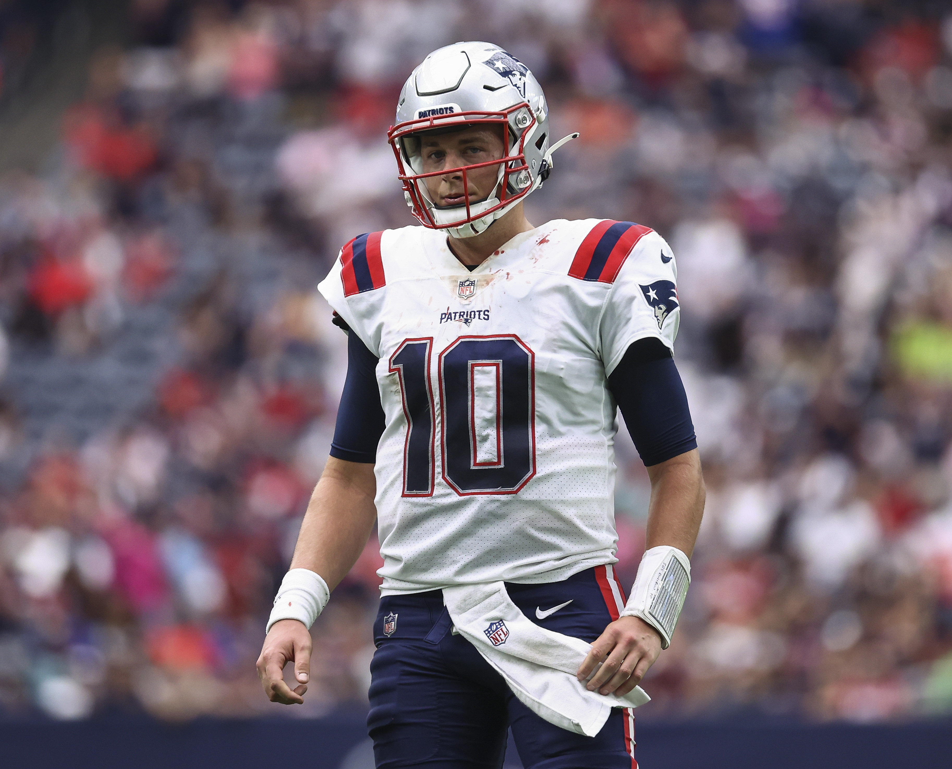 New England Patriots quarterback Mac Jones