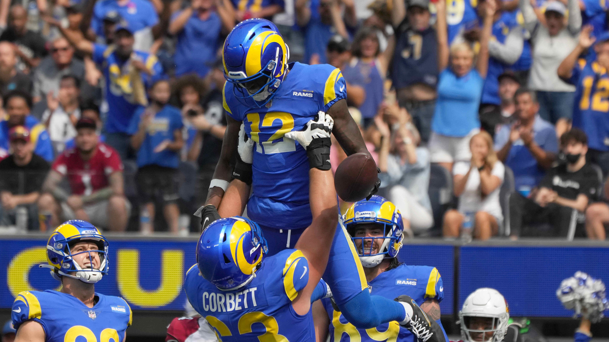 Los Angeles Rams wide receiver Van Jefferson