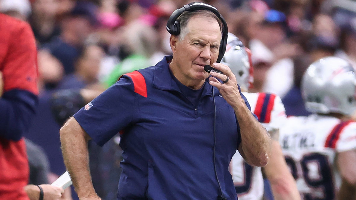 New England Patriots head coach Bill Belichick