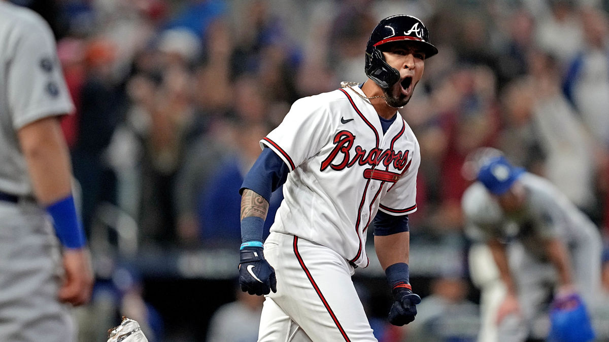 Atlanta Braves left fielder Eddie Rosario