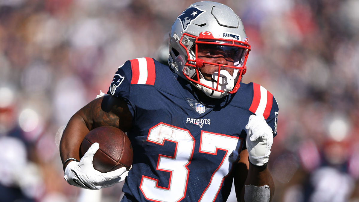 New England Patriots running back Damien Harris
