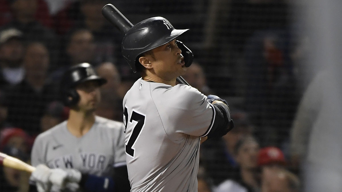 New York Yankees designated hitter Giancarlo Stanton