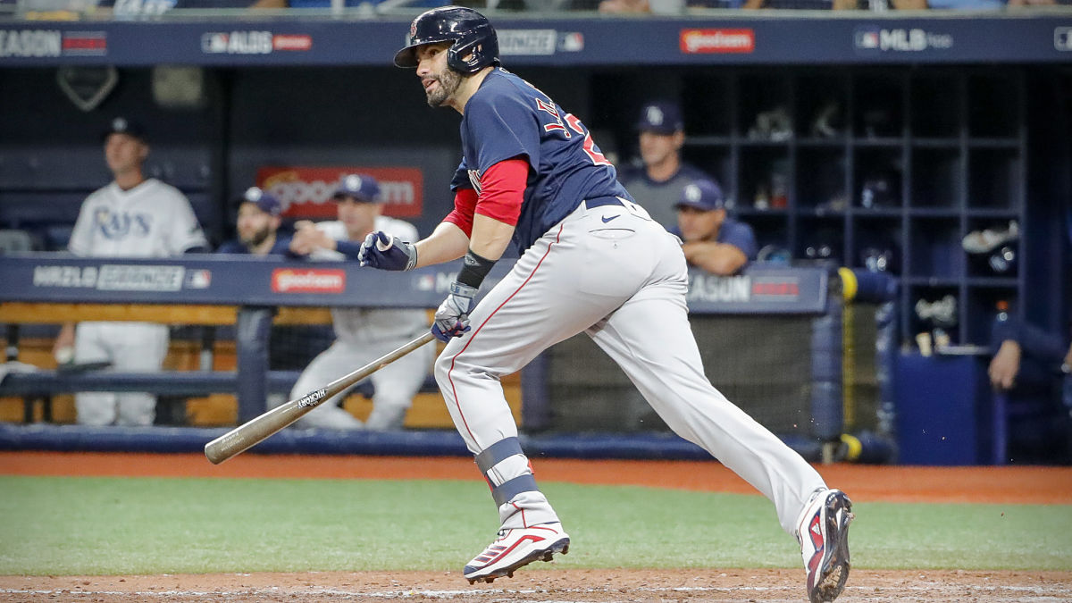 Boston Red Sox designated hitter J.D. Martinez