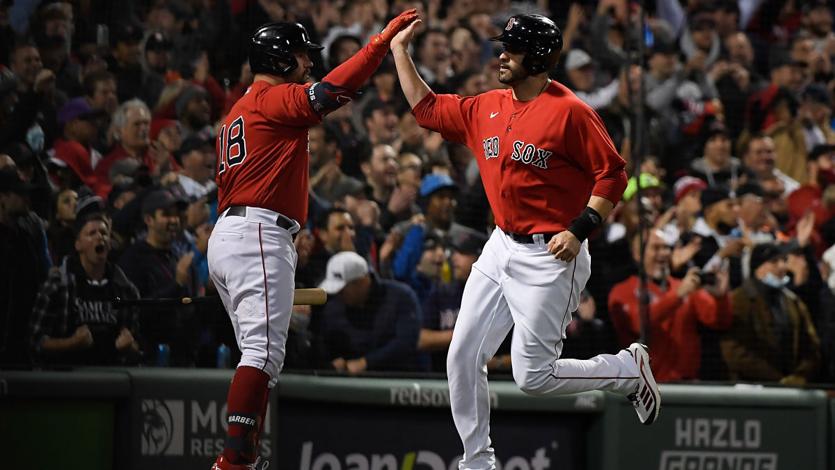 Boston Red Sox designated hitter J.D. Martinez