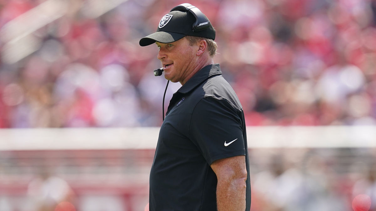 Las Vegas Raiders head coach Jon Gruden