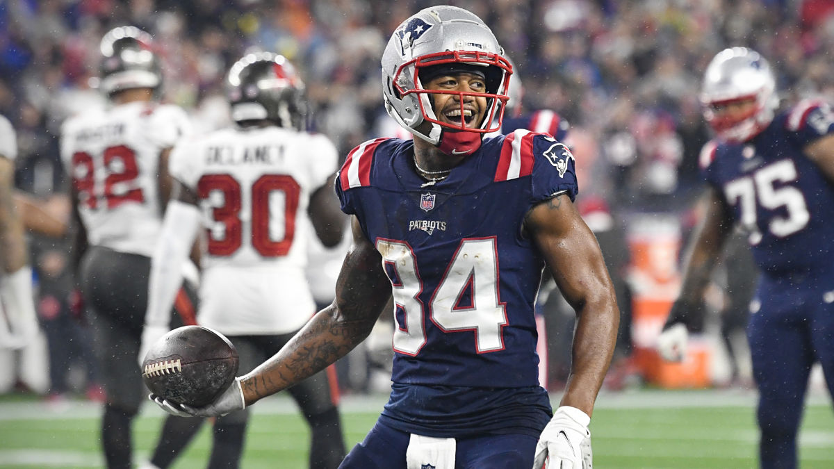 New England Patriots receiver Kendrick Bourne