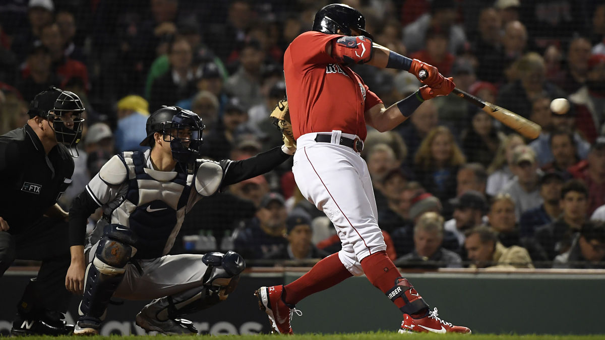 Boston Red Sox designated hitter Kyle Schwarber