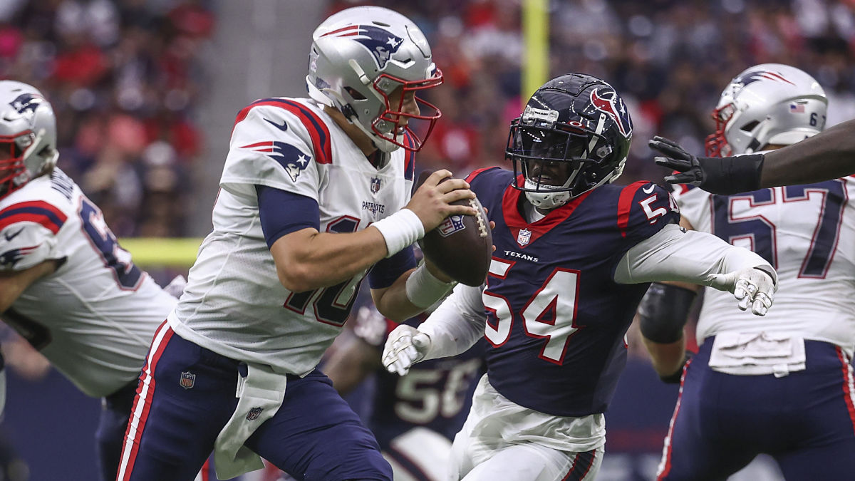 New England Patriots quarterback Mac Jones