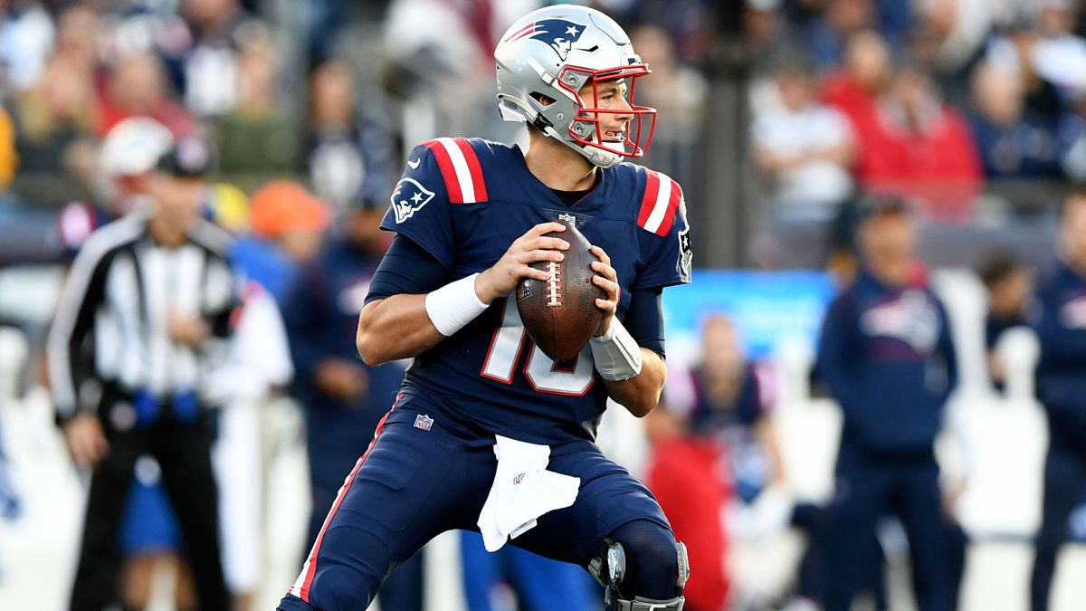 New England Patriots quarterback Mac Jones