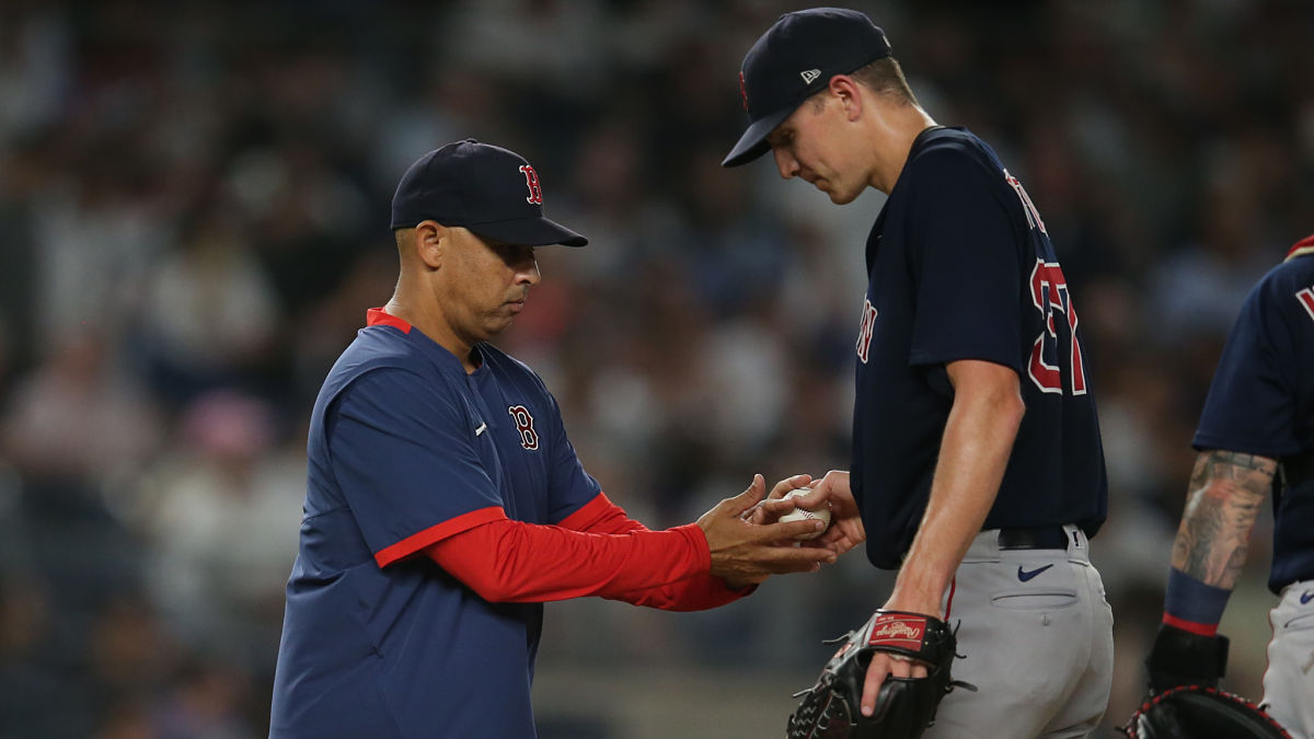 Boston Red Sox starting pitcher Nick Pivetta