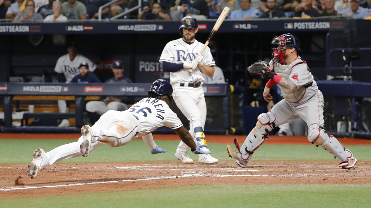 Tampa Bay Rays right fielder Randy Arozarena