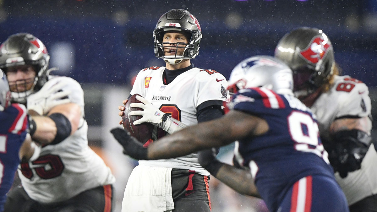 Tampa Bay Buccaneers quarterback Tom Brady