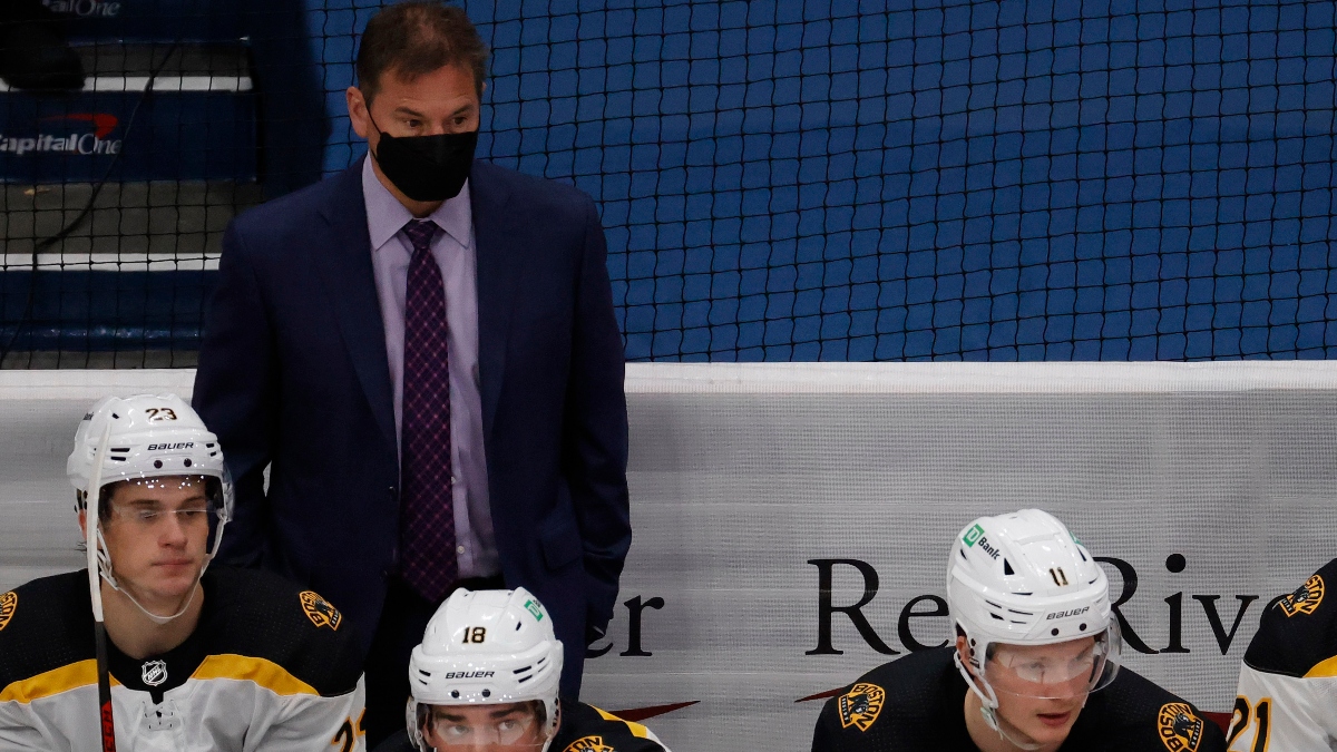 Boston Bruins head coach Bruce Cassidy