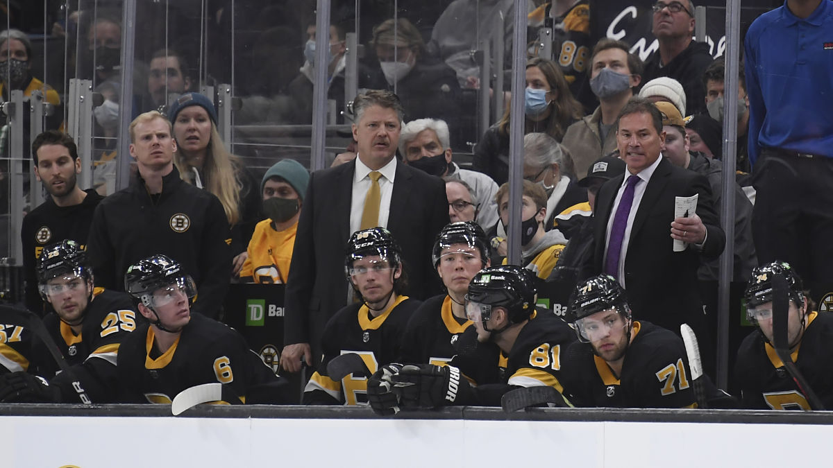 Boston Bruins coaches and players