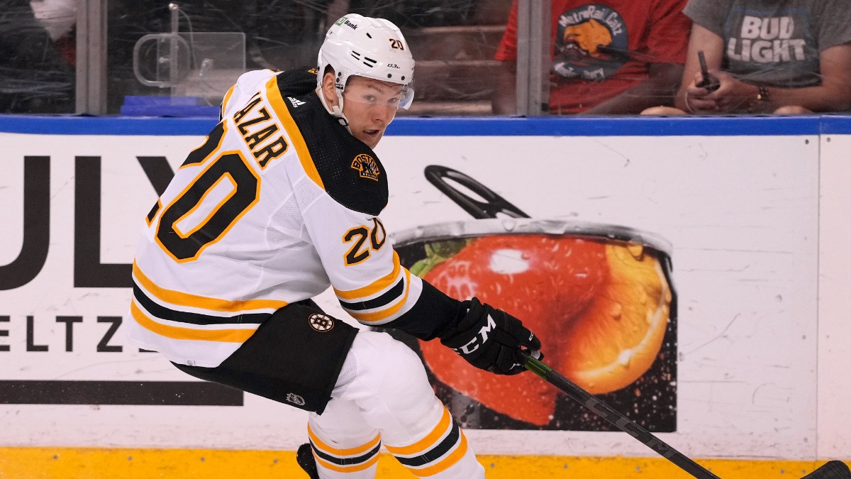 Boston Bruins forward Curtis Lazar