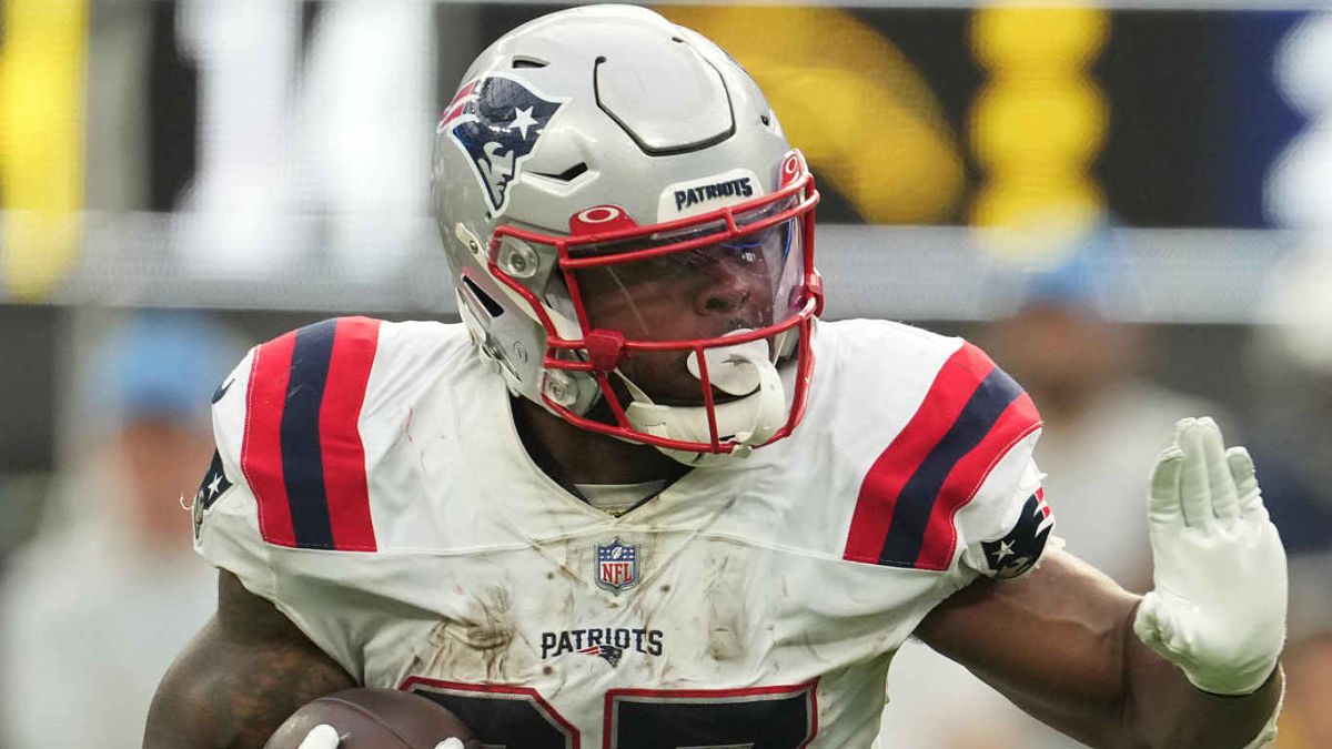New England Patriots running back Damien Harris