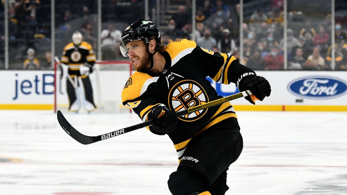 Boston Bruins right winger David Pastrnak