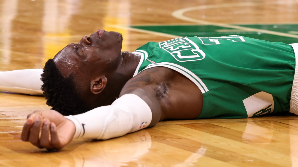Boston Celtics guard Dennis Schroder