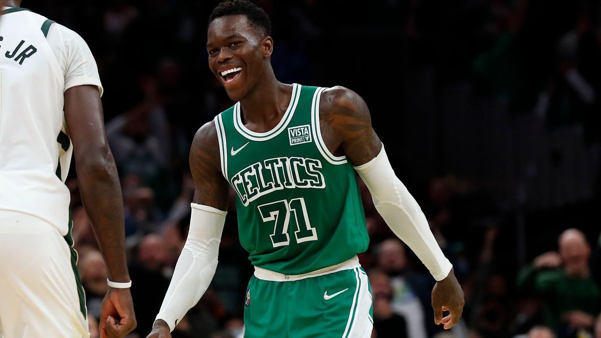Boston Celtics guard Dennis Schröder
